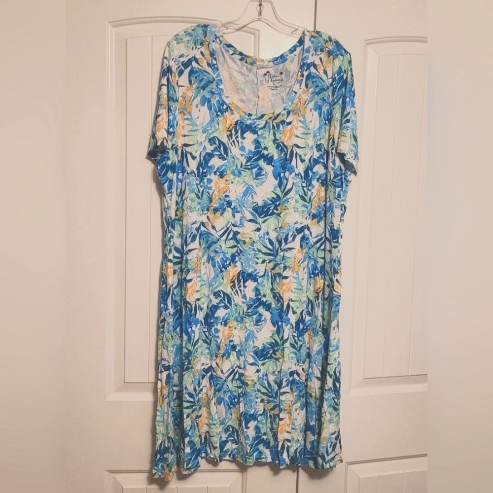 Palm Grove Stretchy Dress